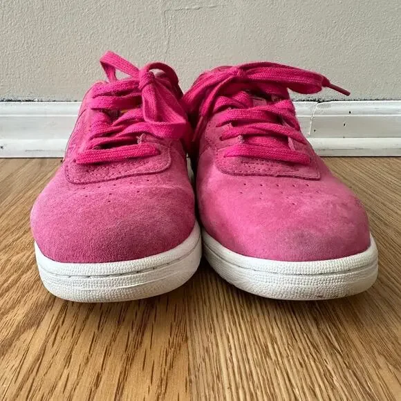 Fila Original Fitness Sneakers Bright Pink Suede Women's Size 7 Running Casual - Picture 7 of 13